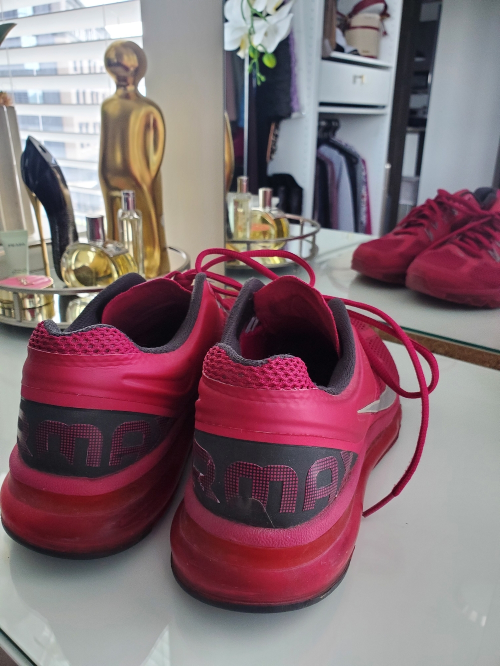 Nike Women’s Air Max Running Shoes - Pink Sz 9.5 - Picture 3 of 7